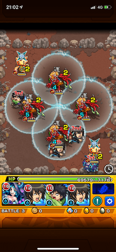 モンスト ハッツヒノディ ステージ3