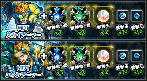 ジェラルド獣神化素材