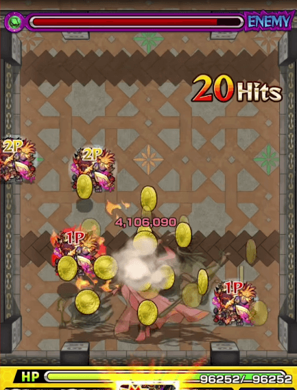 ウォッカ獣神化ストライクショット2段階目