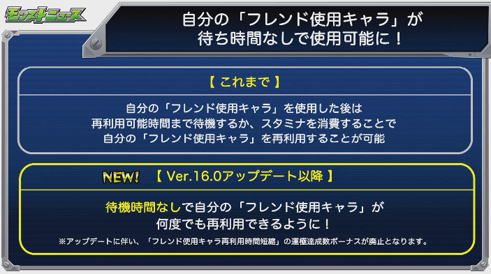 自フレンドの待ち時間が0に 1