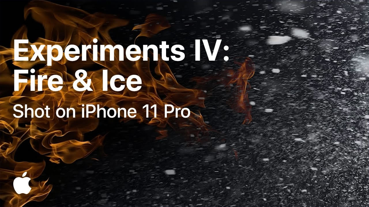 Appleが教える『iPhone』で美しい炎と氷を撮影する方法。必要なのは地味な努力!