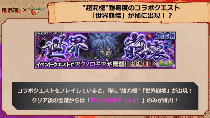 アクロノギアはクエストプレイで稀に出現
