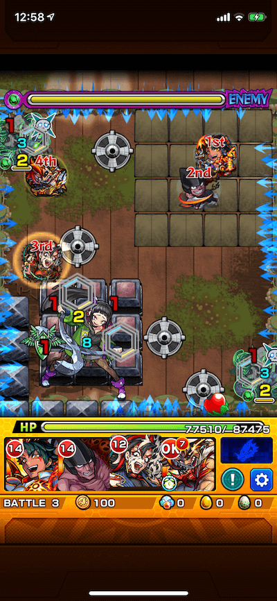 リルディ2 ステージ3 ドクロ後