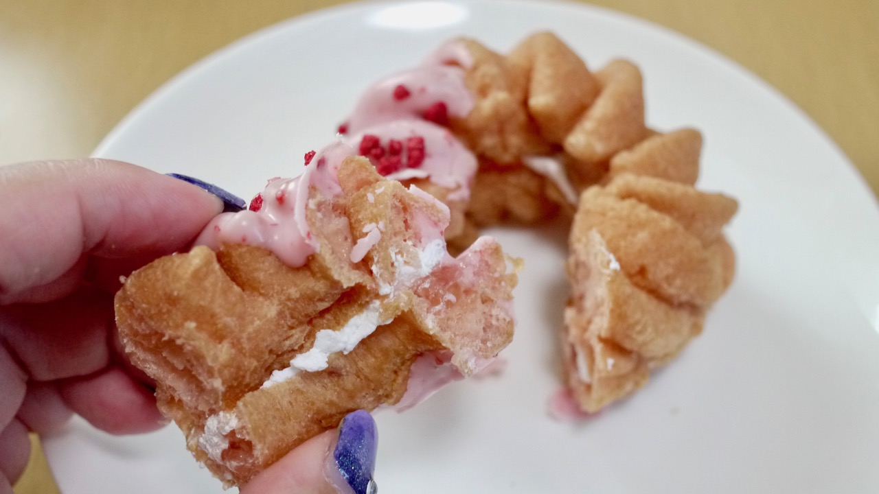 【ミスド】新作「桜フレンチ」を食べてみた! ふわっと軽やか春の味♪
