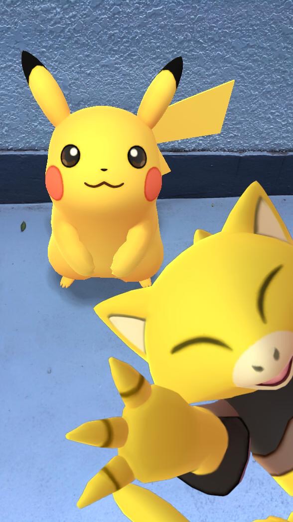 ポケモンgo ケーシィがガッツリ写り込む コミュニティ デイ限定ar写真を撮影 Appbank
