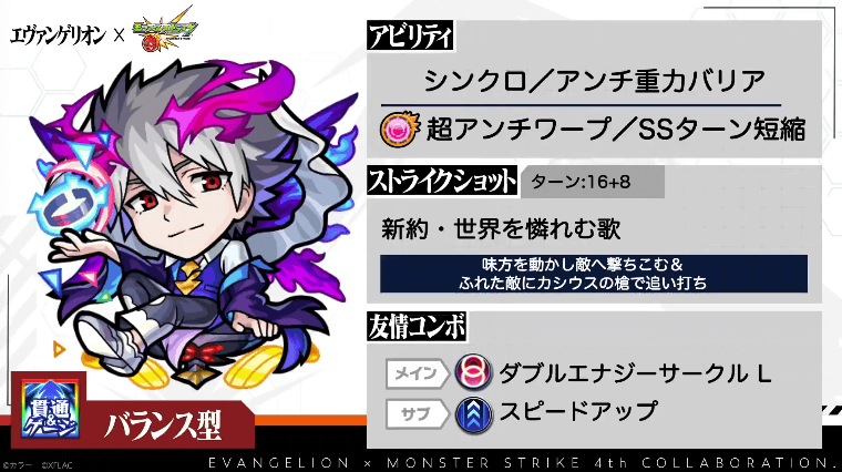 カヲルシファー獣神化ステータス