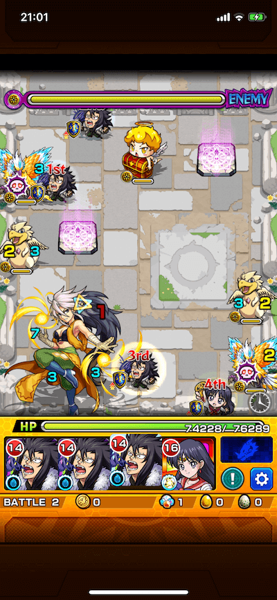 モンスト スラッシュレディ ステージ2