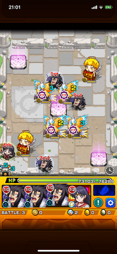 モンスト スラッシュレディ ステージ3