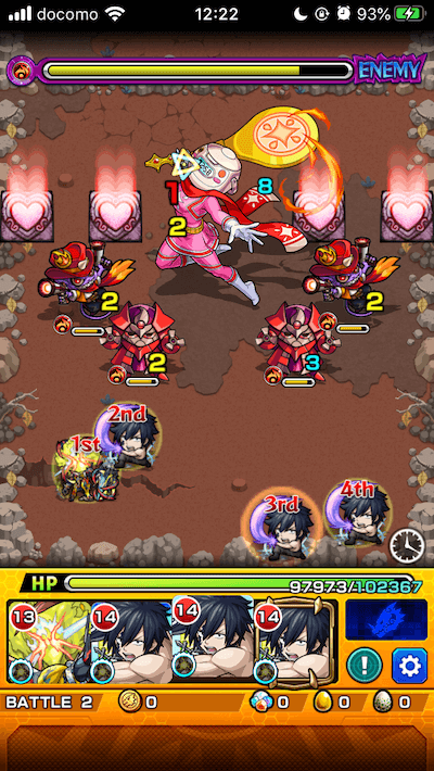 モンストスイハンガールステージ2