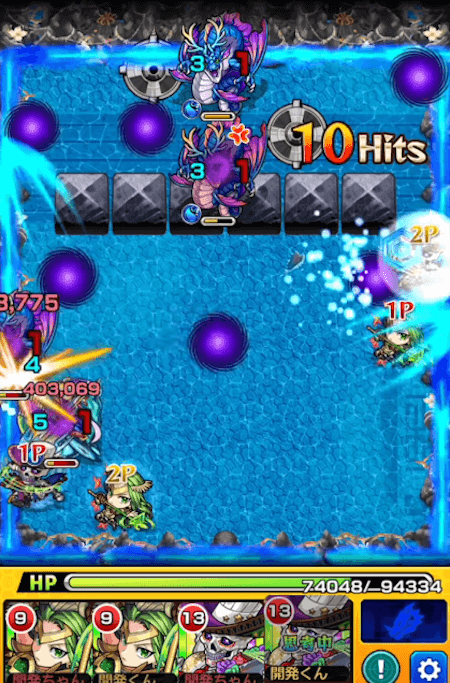 モンストヴァルキリー獣神化改友情コンボ