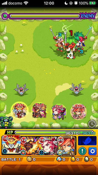モンストストロベリーナイツステージ1