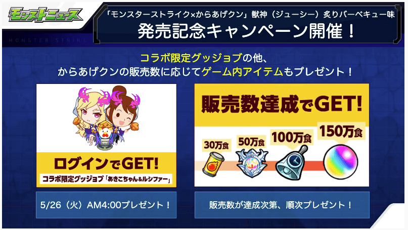 発売記念キャンペーン開催