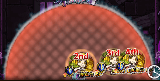 防御アップフィールド