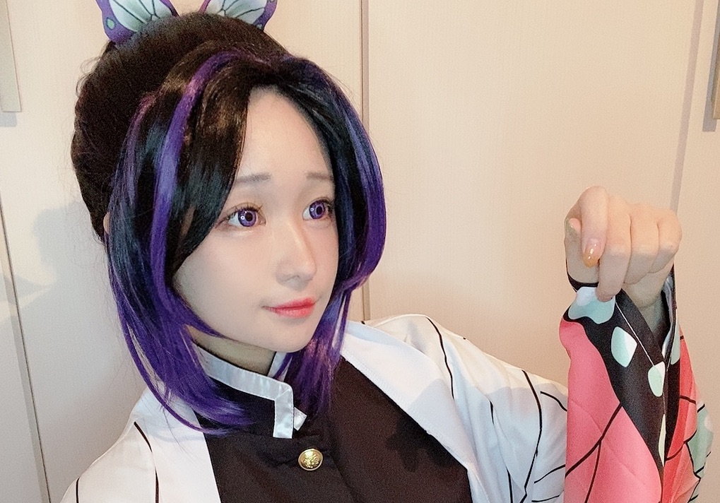 【コスプレ】茜さやさんの鬼滅の刃/胡蝶しのぶコスプレ画像まとめ！とっとと見やがれ！