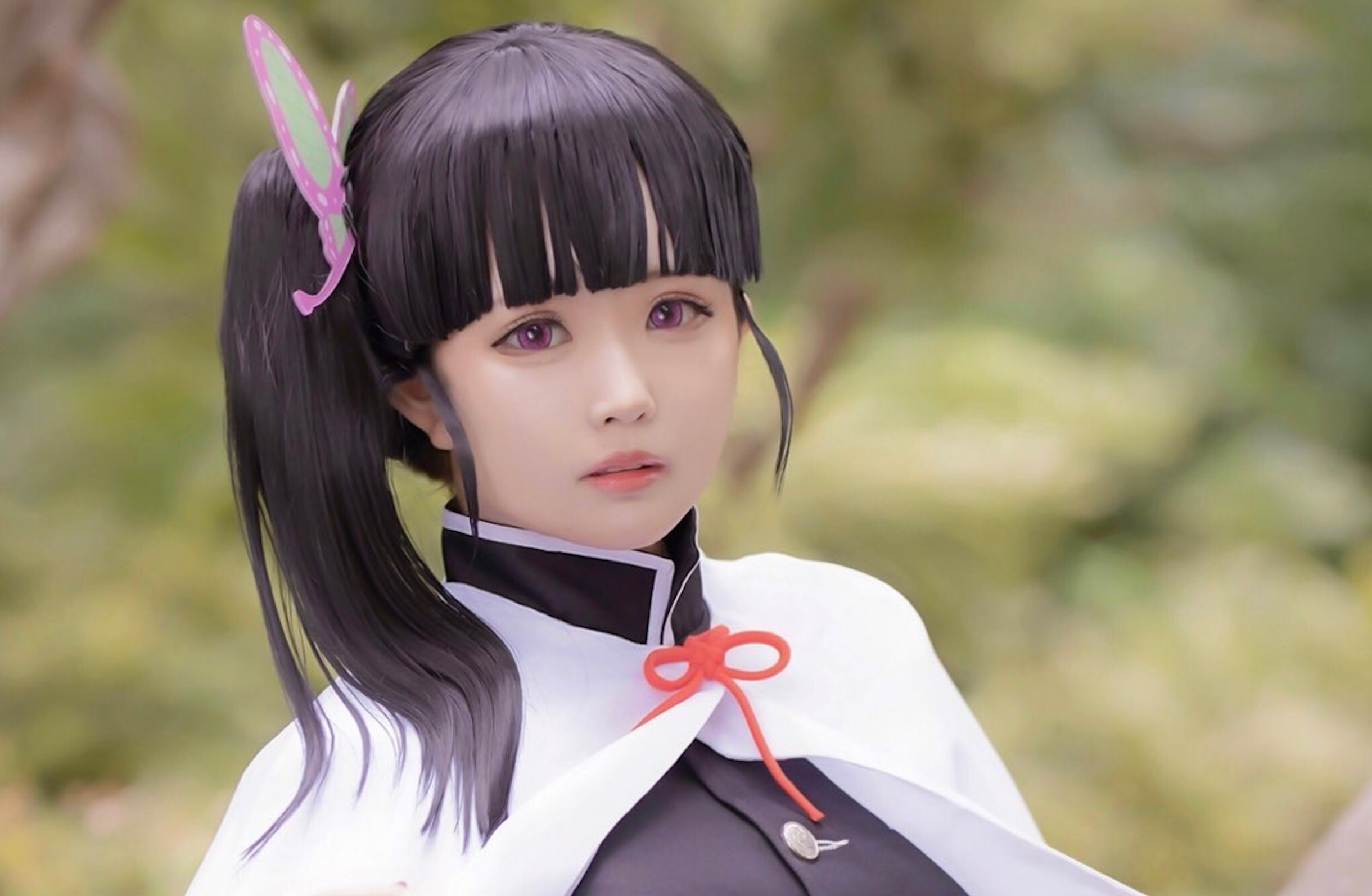 【コスプレ】毎眠かのんさんの鬼滅の刃/栗花落カナヲのコスプレ画像まとめ！自分で決められないの