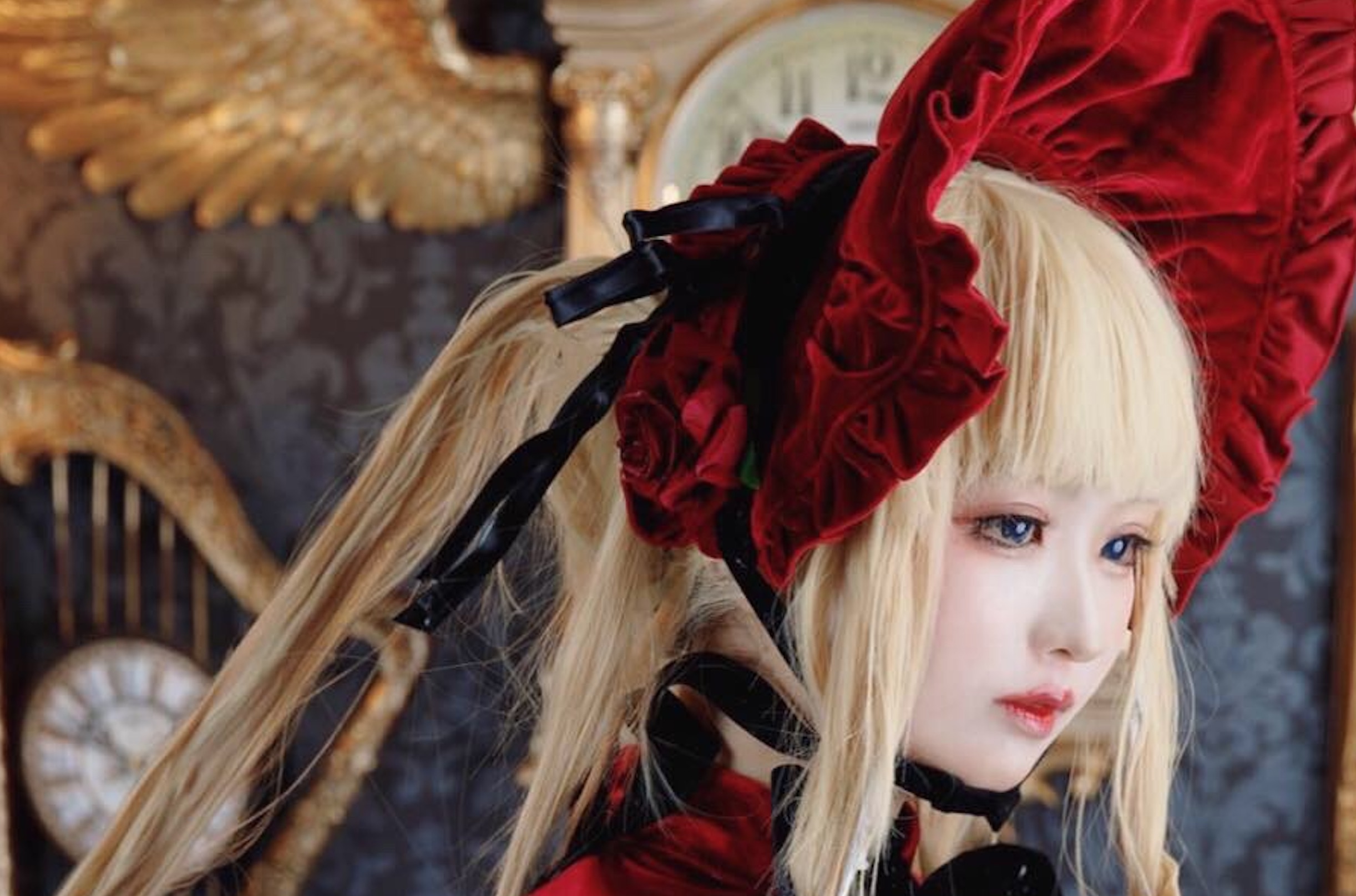 【コスプレ】毎眠かのんさんのローゼンメイデン/真紅コスプレ！これは芸術、アート！