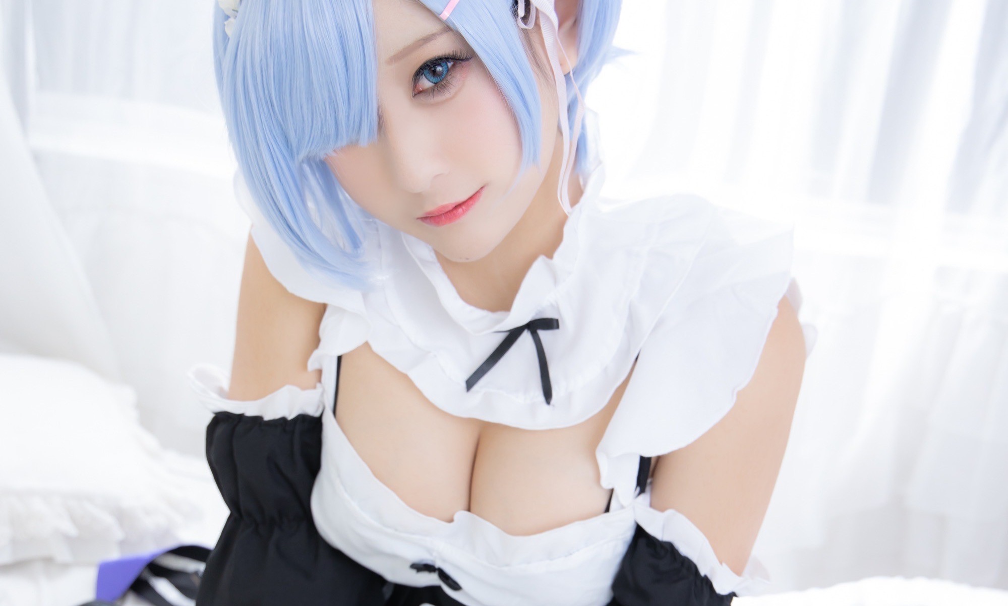 【コスプレ】花宮いのりさんのセクシーがすぎる リゼロ/レム コスプレ画像まとめ！混乱してきた