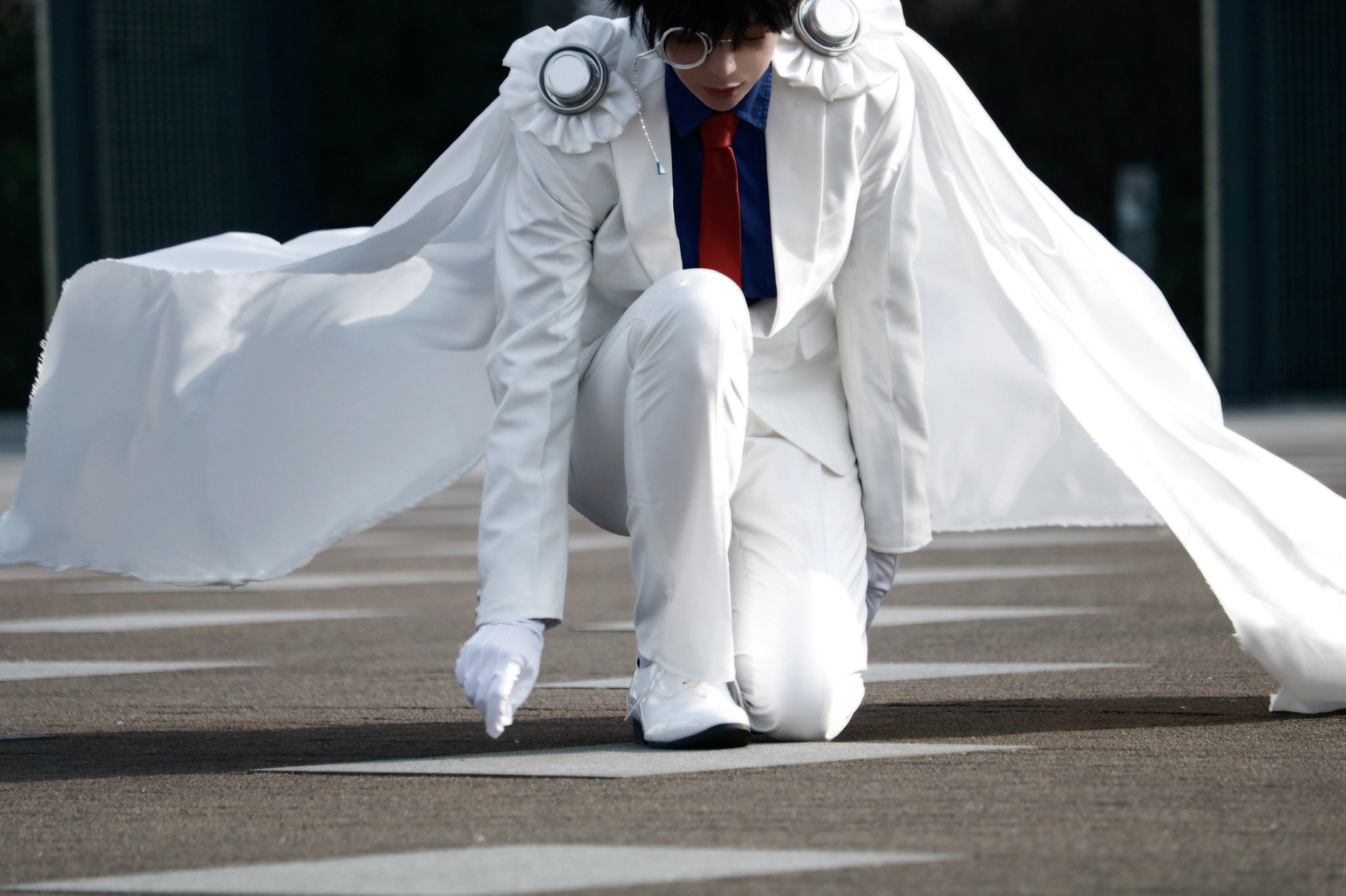 コスプレ 庵瀬さんの名探偵コナン 怪盗キッドのコスプレ画像 心を奪われるから注意して Appbank