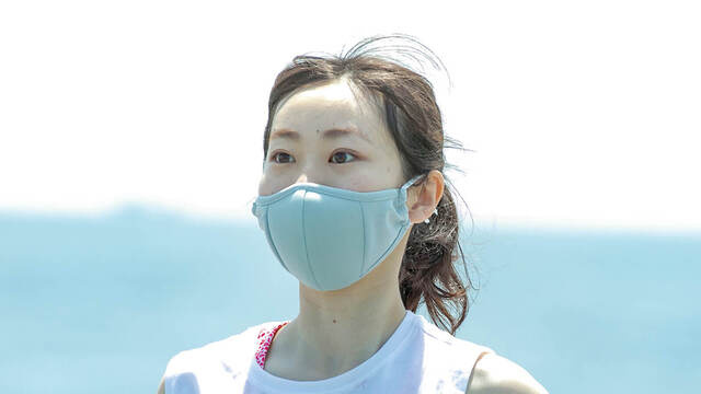 日本製 ジョギングしても息苦しくない通気性抜群の深呼吸マスク Appbank