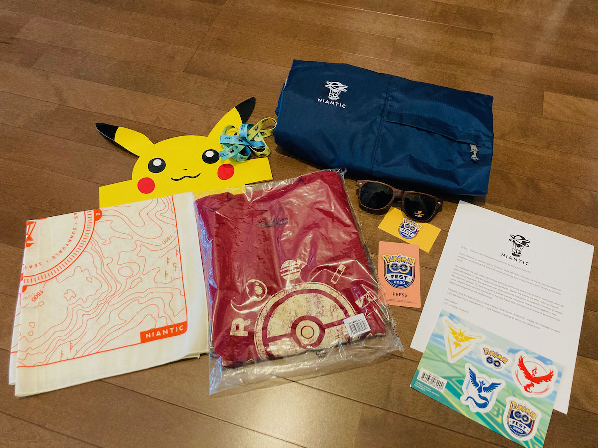 【ポケモンGO】「Pokémon GO Fest 2020」のグッズが「Niantic」から届きました! せっかくなので中身を紹介します!