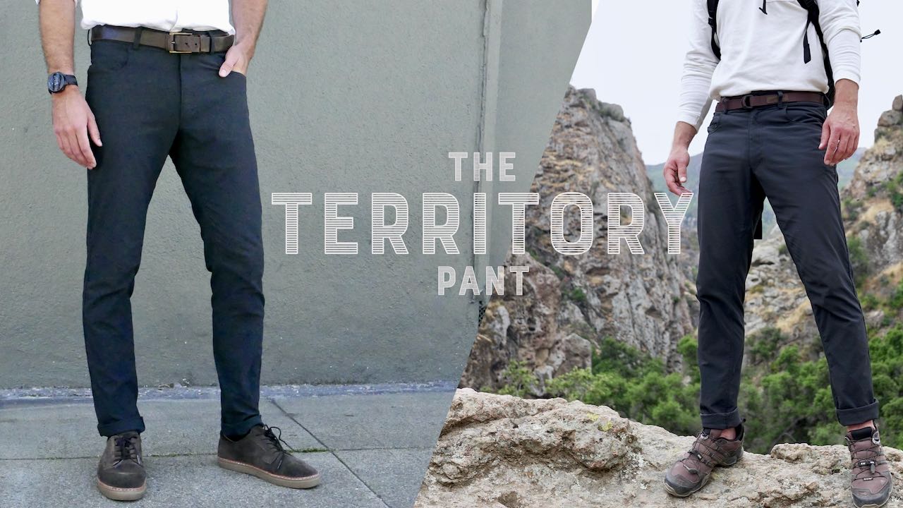 オフィスからアウトドアまで対応できるパンツ,The Territory Pant, テリトリーパンツ, クラウドファンディング, Kickstarter, ビジネスカジュアル, ストレッチパンツ, オフィスカジュアル , ズボン 