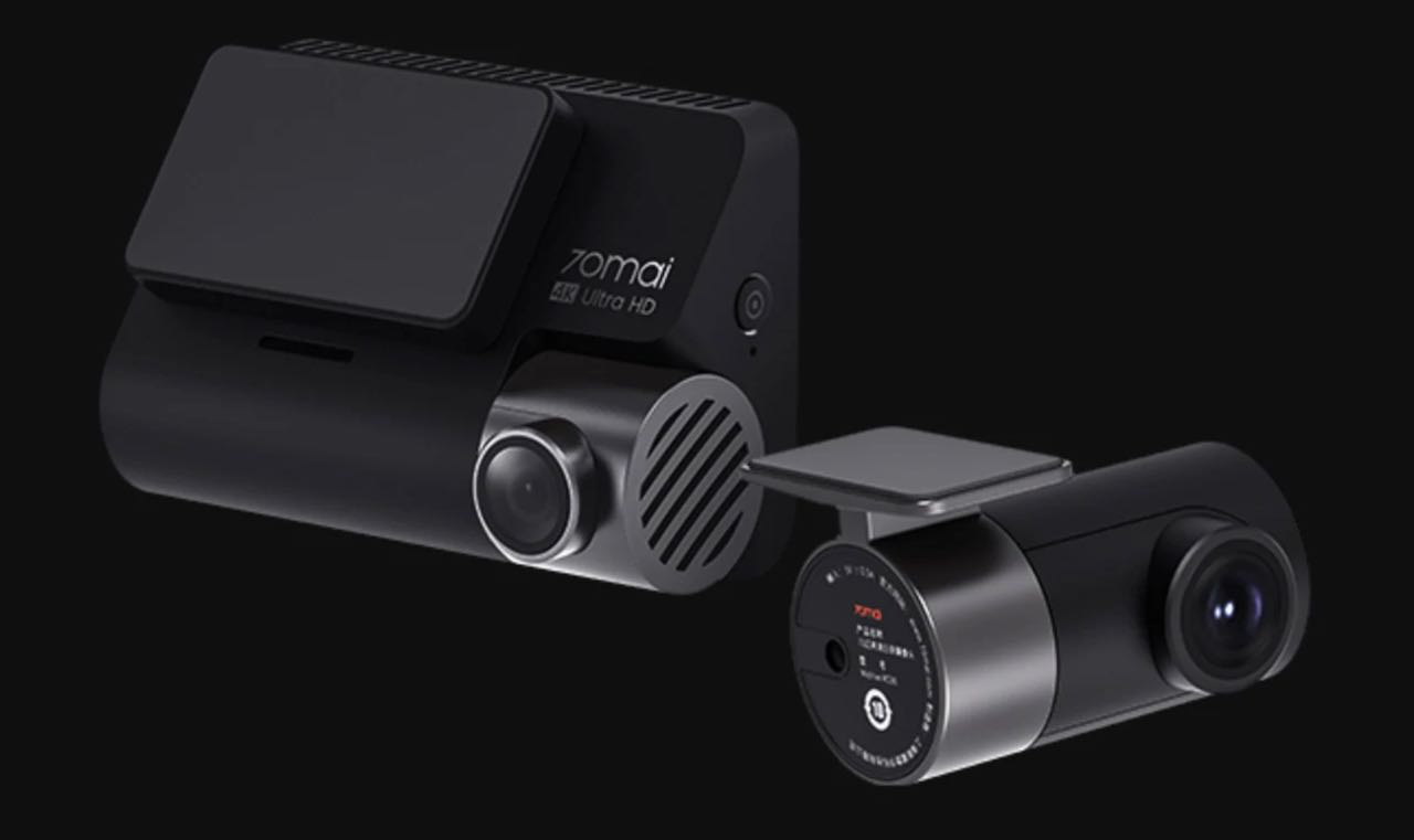 本体、、4Kドラレコ、衝突検知、居眠り防止、70mai A800: Dual-vision 4K Dash Cam、クラウドファンディング、Crowdfunding、Indiegogo