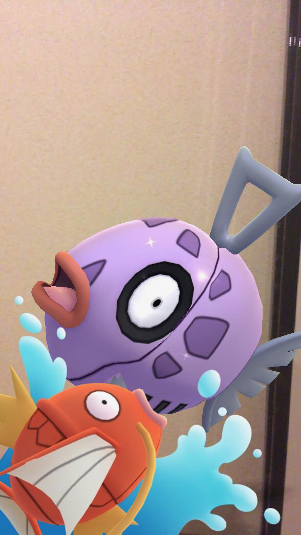 ポケモンgo はねる 跳ねる ハネル コイキングar写真集 8月コミュニティ デイ Appbank