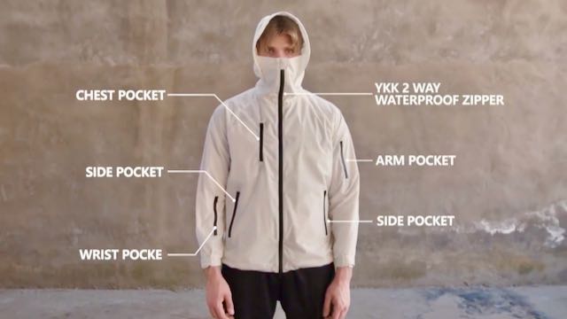 抗菌ジャケット、はっ水、ストレッチ、運動着、PerX、Performance Jacket Re-invented.クラウドファンディング、Crowdfunding、Indiegogo INDEMAND