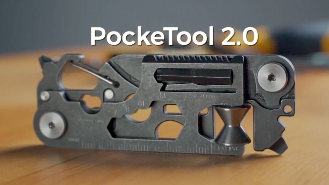 Pocketool20.、EDC、サバイバルキット、マルチツール、スイスアーミーナイフ、ポケットツール、防災用品、キャンプ用品、クラウドファンディング、Crowdfunding、Kickstarter、キックスターター