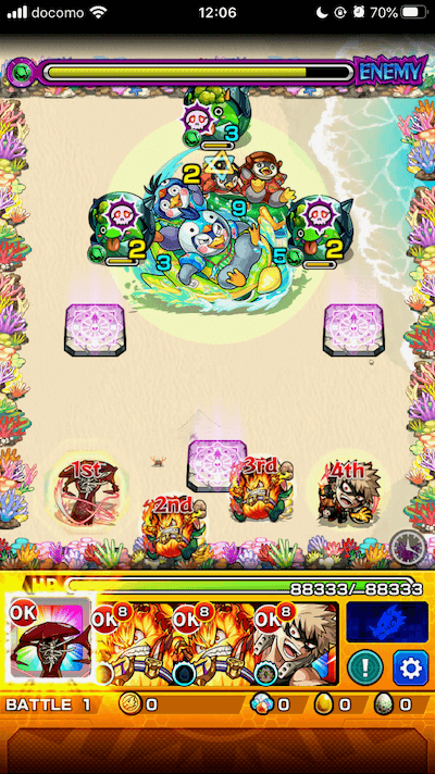 モンストペンペンファイターズステージ1