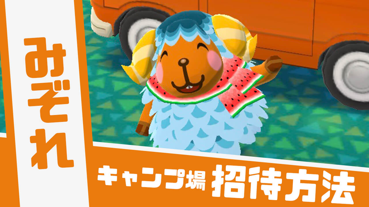 【どうぶつの森】「みぞれ」の招待方法やかわいい画像と情報まとめ【ポケ森】