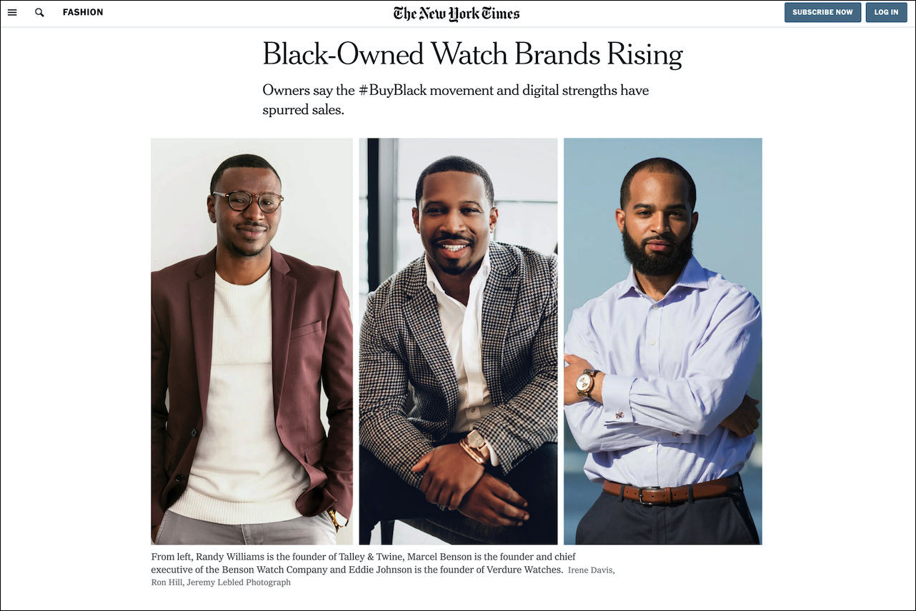 ASOROCK、腕時計、アフリカは初のウォッチブランド、ニューヨークタイムズに掲載