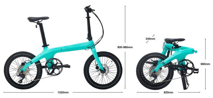 Éole--Most Elegant Carbon Folding Electric Bike