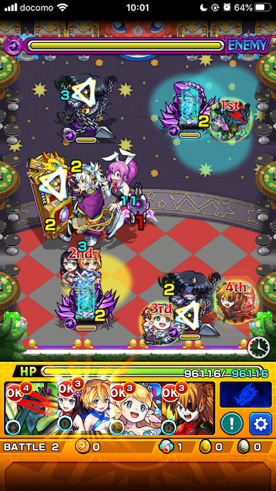 モンストフラッグJr.&ナーナステージ2