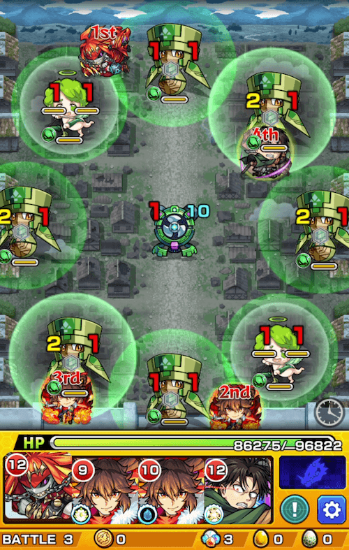 モンスト超究極ジーク坂本龍馬獣神化改進撃の巨人コラボステージ3