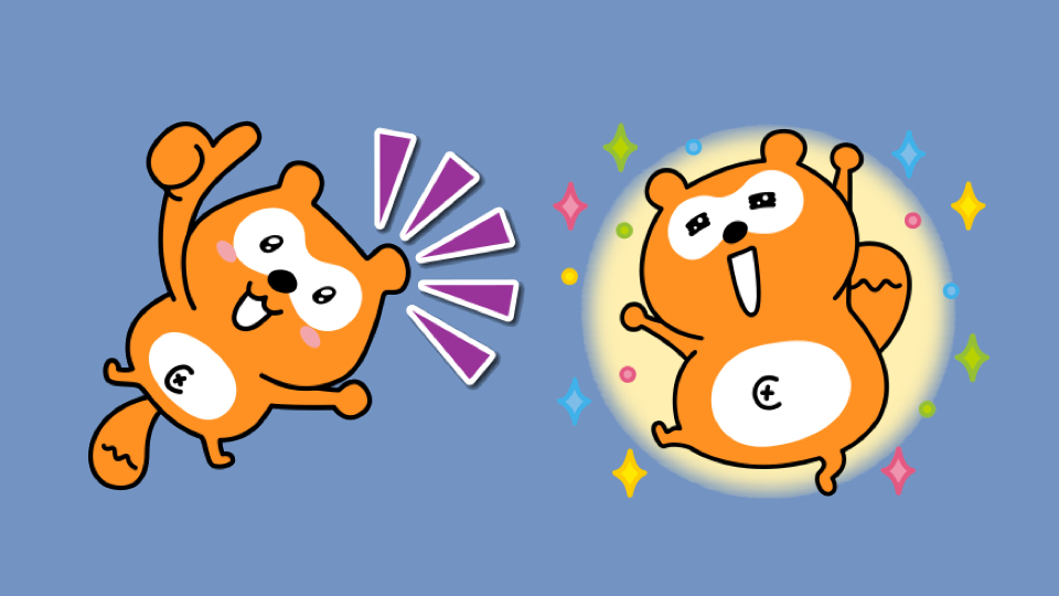 【無料スタンプ】「Ponta」の公式キャラクター「ポンタ」のスタンプを無料でダウンロード！