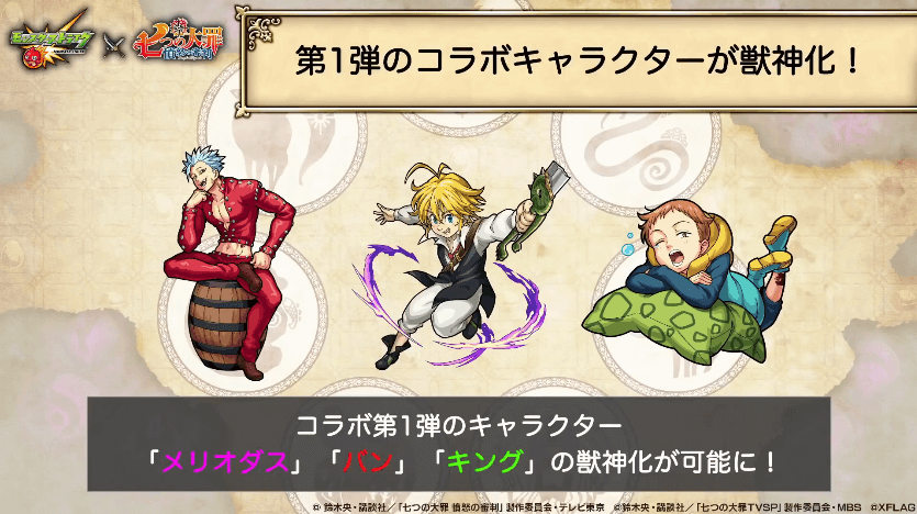 第一弾コラボキャラ獣神化