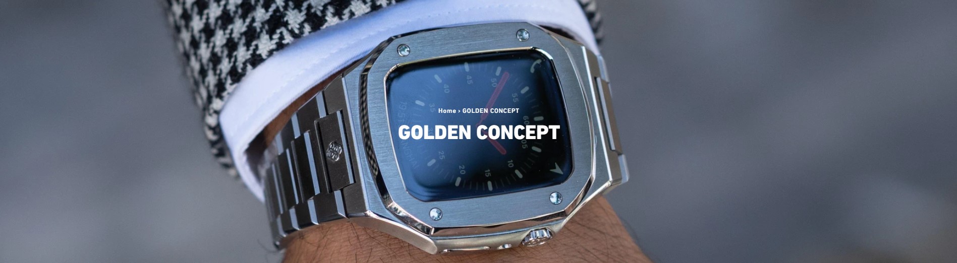 関税無 GOLDEN CONCEPT Apple Watch ケース 45mm DEEP PURPLE (GOLDEN