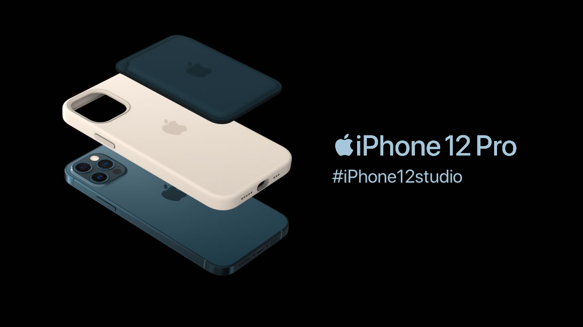Apple、『iPhone 12』のカラー、ケース、ウォレットを自由に組み合わせて確認できる「iPhone 12 Studio」公開