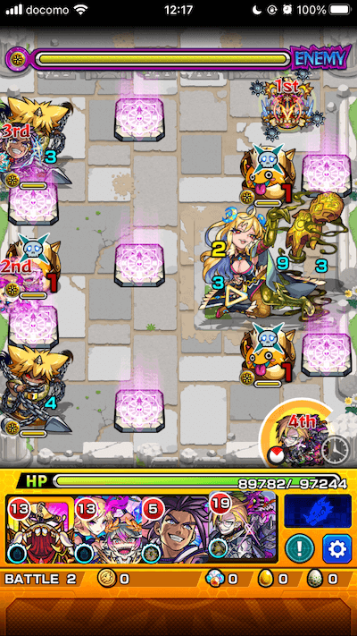 モンストクルーディルステージ2