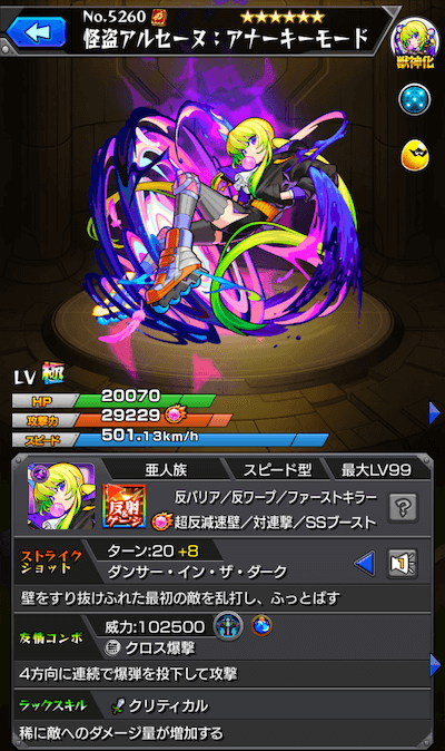 アルセーヌ:アナーキー