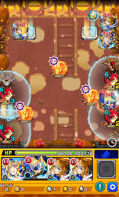モンストワイバーンステージ2