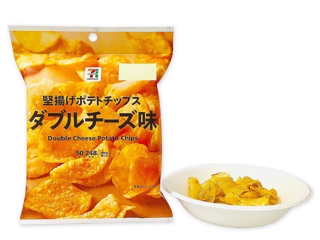 ７プレミアム　堅揚げポテト　　ダブルチーズ味
