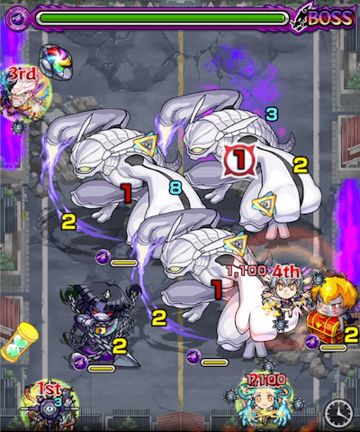 モンストラービットボス2乱入後ワールドトリガーコラボ