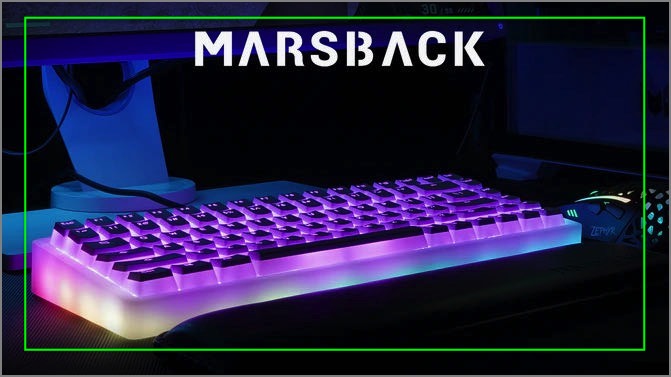 RGBライトの発光ギミックにこだわり抜いた高級メカニカルキーボード「Marsback」