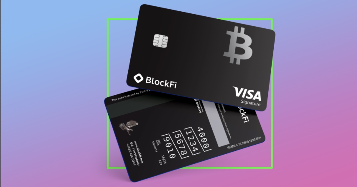 BlockFiが発行するビットコインクレジットカード