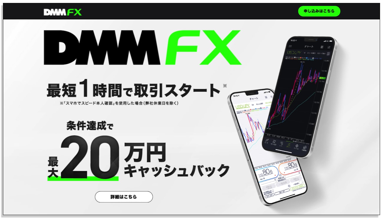 DMM FXの公式ページ