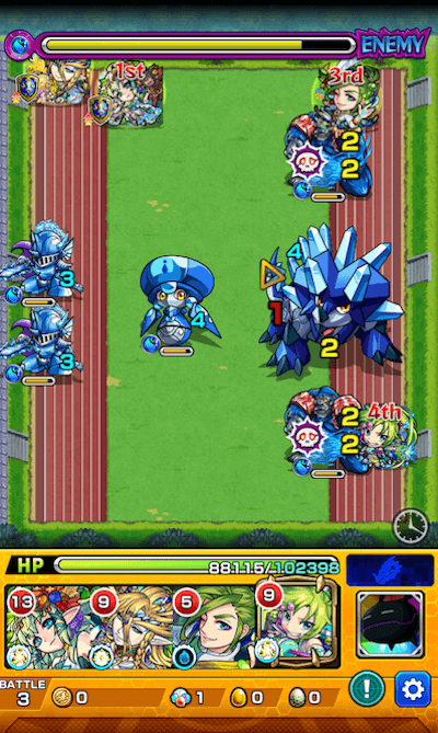 モンストパンダステージ3呪術廻戦コラボ