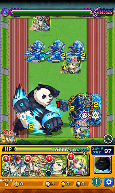 モンストパンダボス2呪術廻戦コラボ