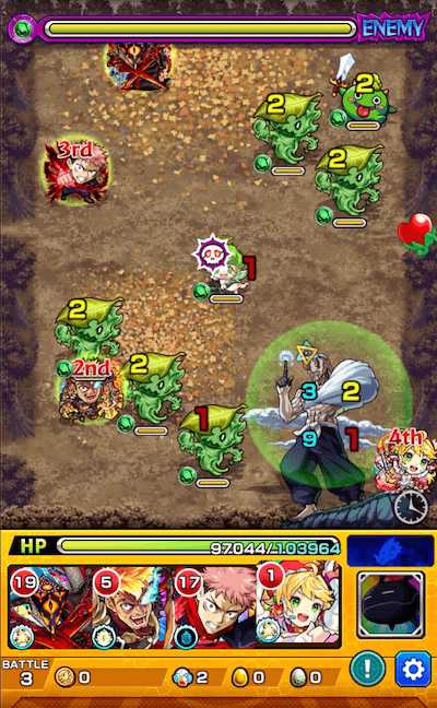 モンスト花御ステージ3呪術廻戦コラボ